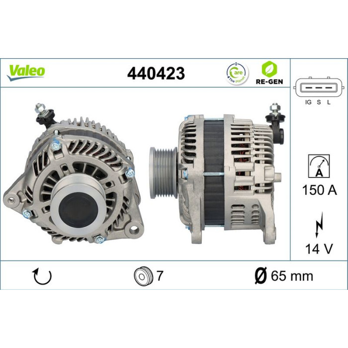 Valeo Lichtmaschine 440423 Valeo Lichtmaschine 440423