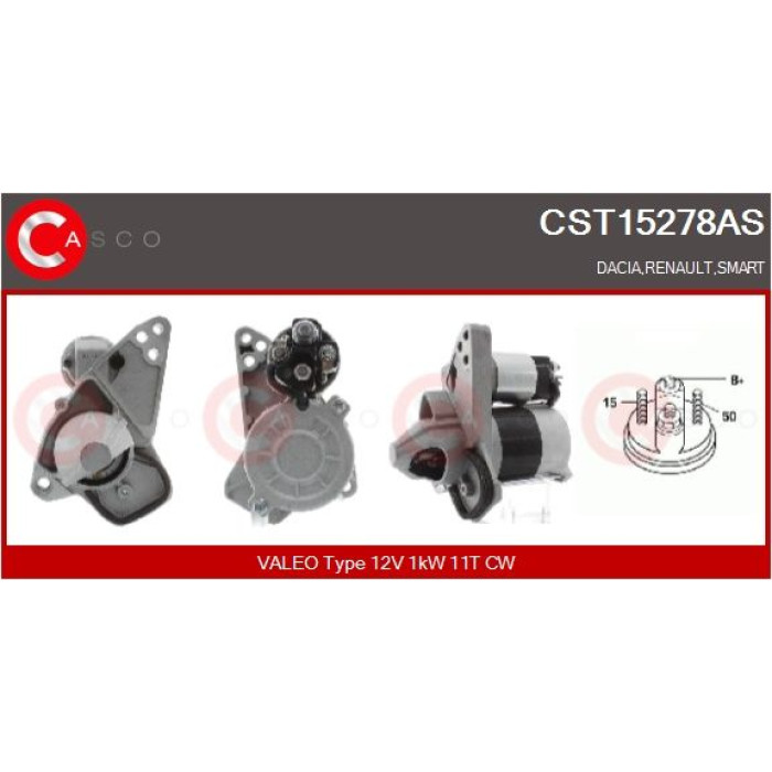 CASCO Anlasser CST15278AS CASCO Anlasser CST15278AS