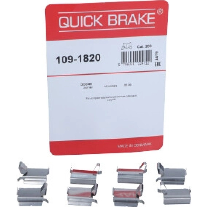 Quick Brake Montagesatz für Bremsbeläge 109-1820 Quick Brake Montagesatz für Bremsbeläge 109-1820