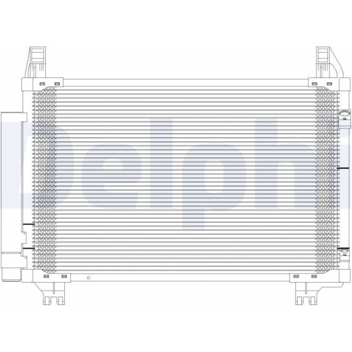 Delphi Klimakondensator TSP0225624 Delphi Klimakondensator TSP0225624