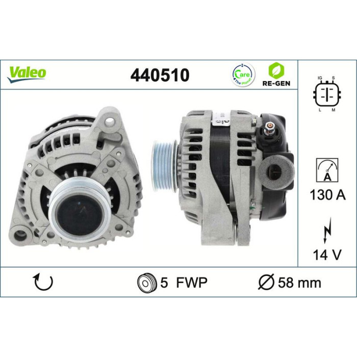 Valeo Lichtmaschine 440510