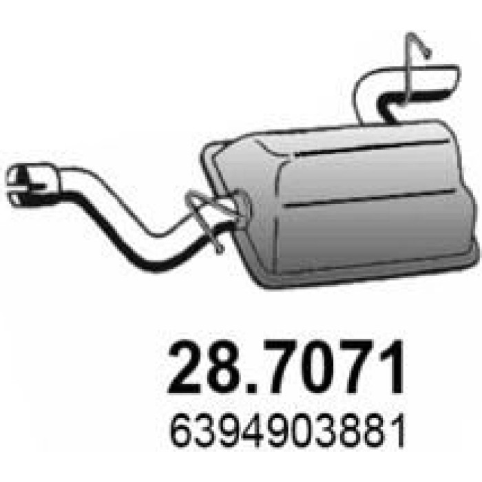 ASSO Endschalldämpfer 28.7071