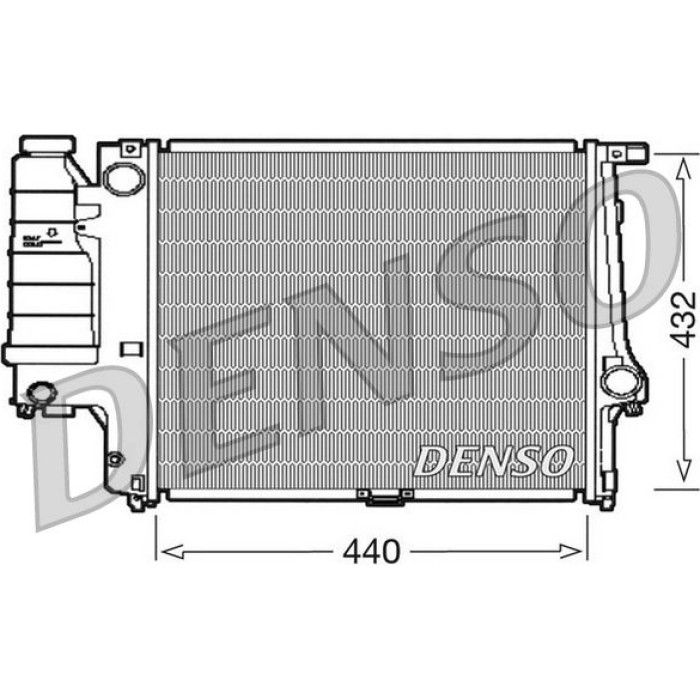 Denso Motorkühler DRM05037 Denso Motorkühler DRM05037