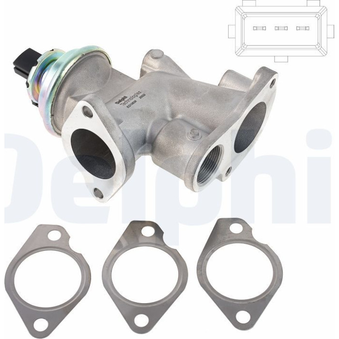 Delphi AGR-Ventil EG10639-12B1 Delphi AGR-Ventil EG10639-12B1