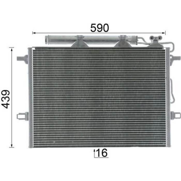 MAHLE Kondensator, Klimaanlage AC 318 000P MAHLE Kondensator, Klimaanlage AC 318 000P