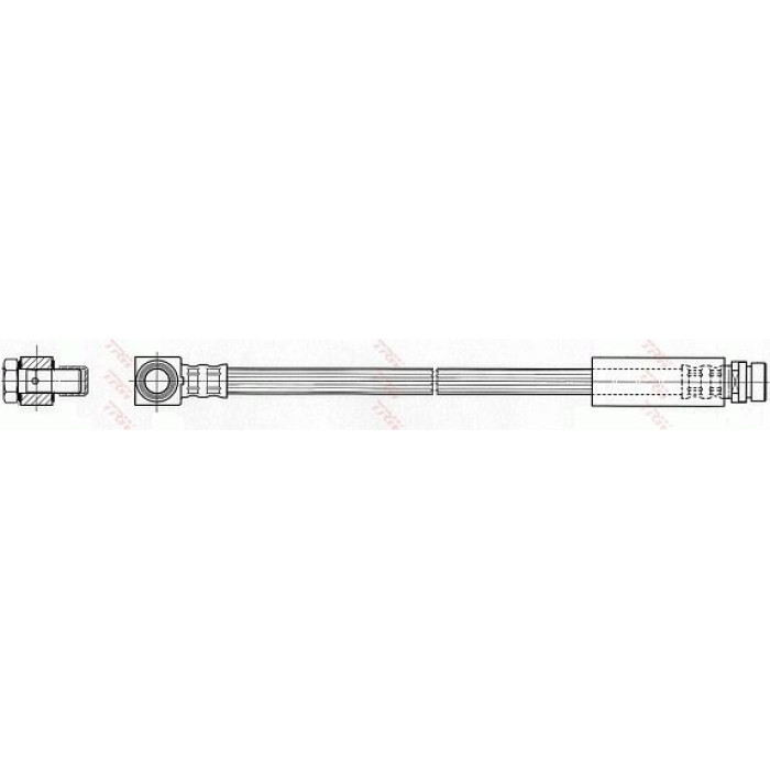 TRW Bremsschlauch Hinterachse PHD273 TRW Bremsschlauch Hinterachse PHD273