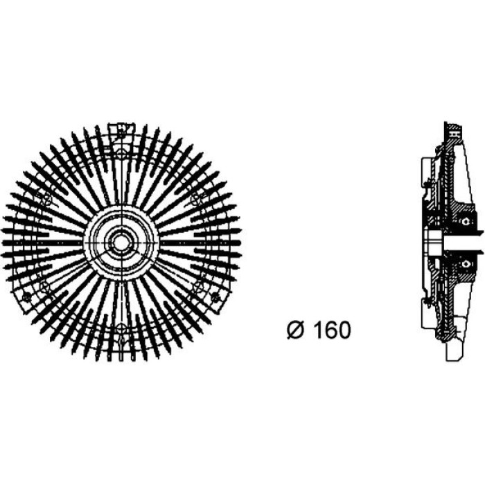 Kupplung, K÷hlerl Nach CFC 66 000P Kupplung, K÷hlerl Nach CFC 66 000P