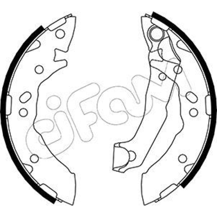CIFAM Bremsbackensatz 153-168 CIFAM Bremsbackensatz 153-168