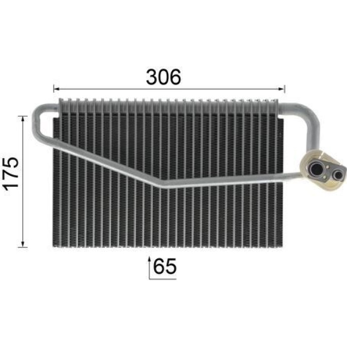 MAHLE Verdampfer, Klimaanlage AE 55 000P MAHLE Verdampfer, Klimaanlage AE 55 000P