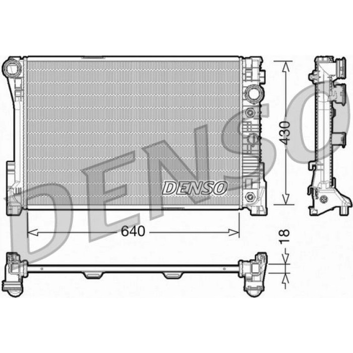 Denso Motorkühler DRM17005