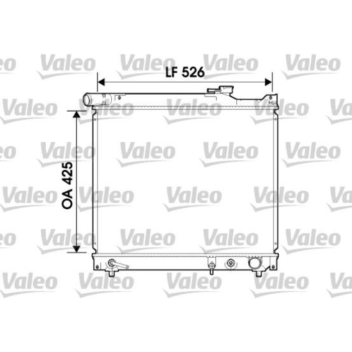 Valeo Motorkühler 734214