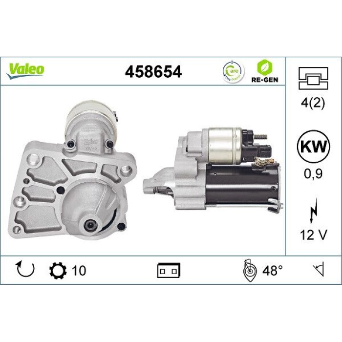 Valeo Anlasser 458654