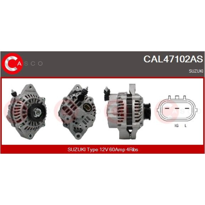 CASCO Generator CAL47102AS CASCO Generator CAL47102AS