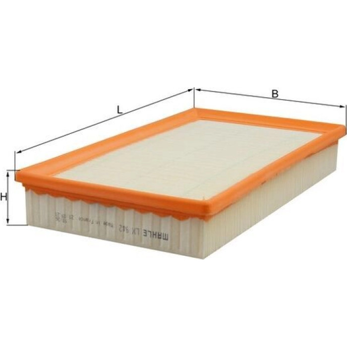 MAHLE Luftfilter LX 942 MAHLE Luftfilter LX 942