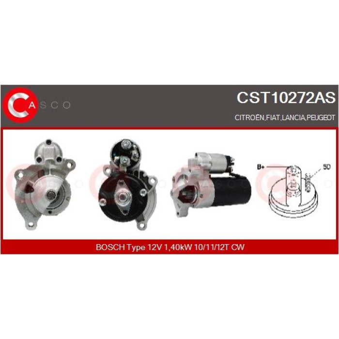 CASCO Anlasser CST10272AS CASCO Anlasser CST10272AS