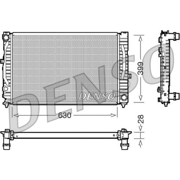 Denso Motorkühler DRM02032