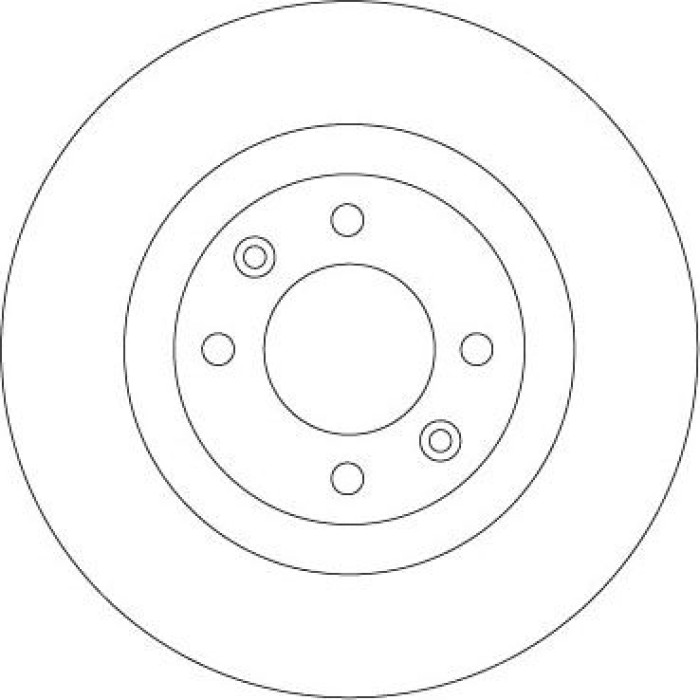 TRW Bremsscheibe Citroen T. C4/Ds4 09 DF6632 TRW Bremsscheibe Citroen T. C4/Ds4 09 DF6632