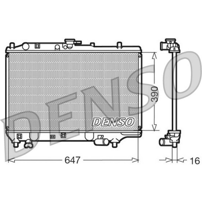 Denso Motorkühler DRM44006 Denso Motorkühler DRM44006