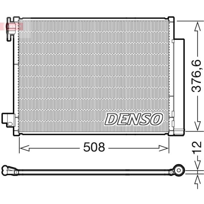 Denso Klimakondensator DCN23052