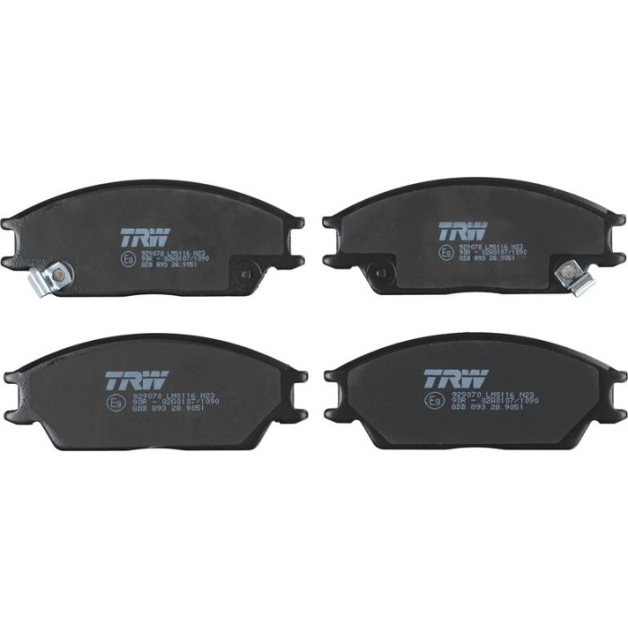 GDB893 TRW Bremsbelagsatz Hyundai P. Accent/P GDB893 GDB893 TRW Bremsbelagsatz Hyundai P. Accent/P GDB893