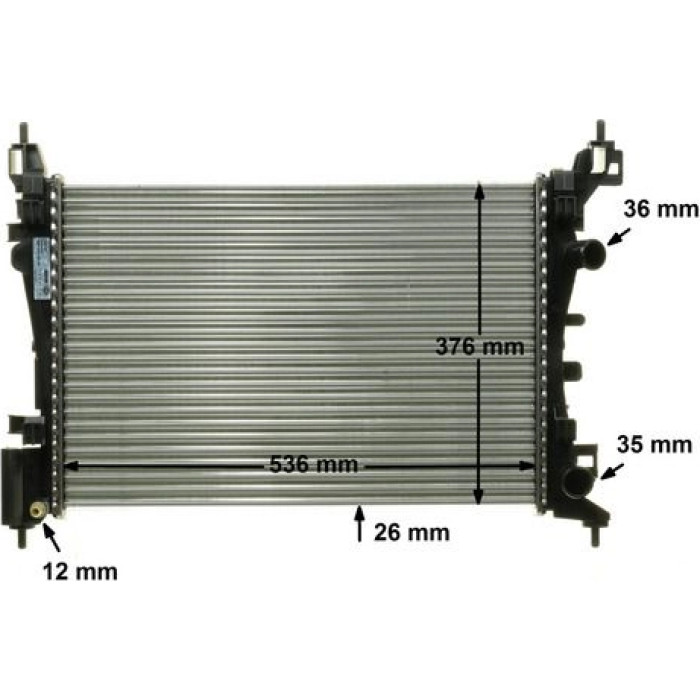 MAHLE Kühler, Motorkühlung CR 774 000P MAHLE Kühler, Motorkühlung CR 774 000P