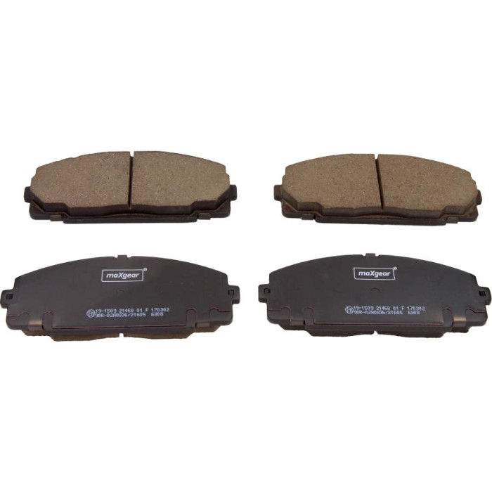 19-1509 MAXGEAR Bremsbelagsatz 19-1509 Toyota Hi-Ace 19-1509 MAXGEAR Bremsbelagsatz 19-1509 Toyota Hi-Ace