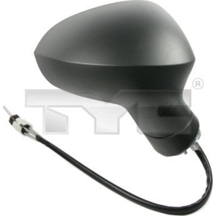 TYC Außenspiegel links mechanisch verstellbar mit Seilzug, konvex 331-0060 OE Nummer 6J0857507C9B9 - l TYC Außenspiegel links mechanisch verstellbar mit Seilzug, konvex 331-0060 OE Nummer 6J0857507C9B9 - l