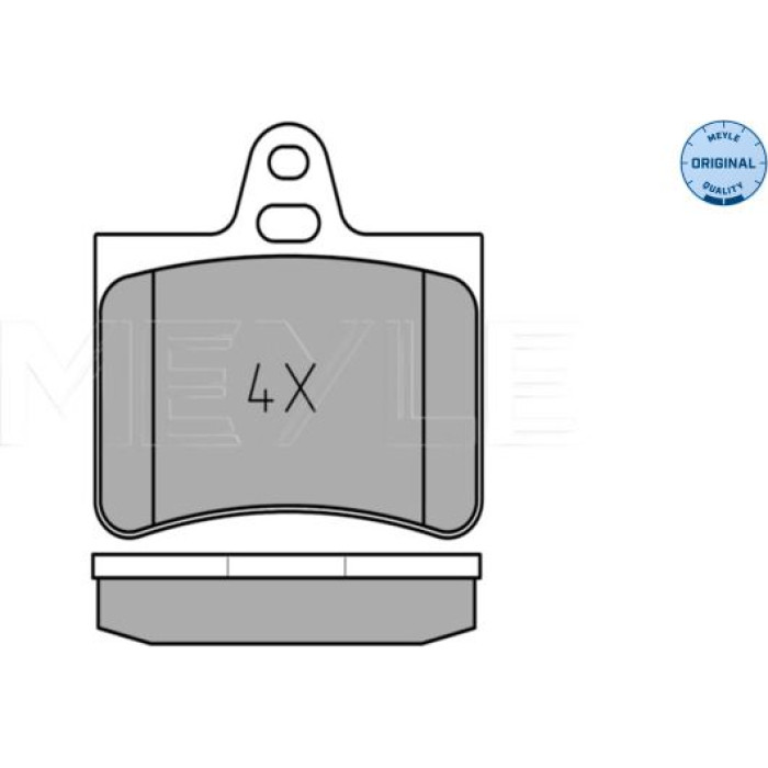 MEYLE Bremsbelagsatz Citroen C5 252330515 MEYLE Bremsbelagsatz Citroen C5 252330515