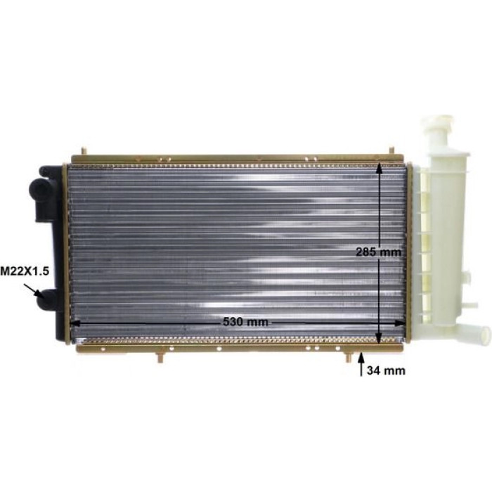 MAHLE Kühler, Motorkühlung CR 427 000S MAHLE Kühler, Motorkühlung CR 427 000S