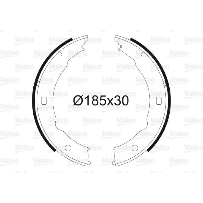 Valeo Bremsbacken 562738 Valeo Bremsbacken 562738