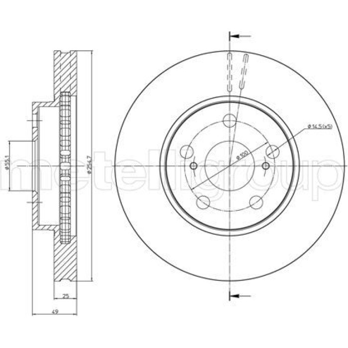Cifam Bremsscheibe 800-646C