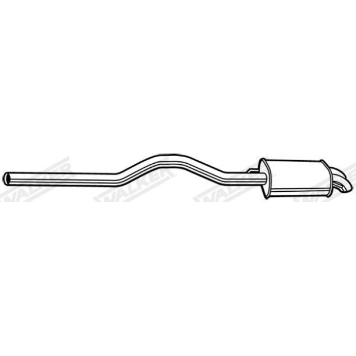 Walker Endschalldämpfer 24107