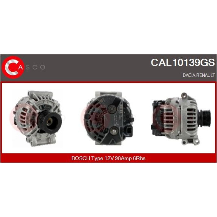 CASCO Generator CAL10139GS CASCO Generator CAL10139GS