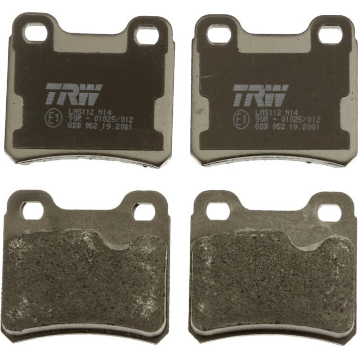TRW Bremsbelagsatz Opel Astra F Ko GDB952 TRW Bremsbelagsatz Opel Astra F Ko GDB952
