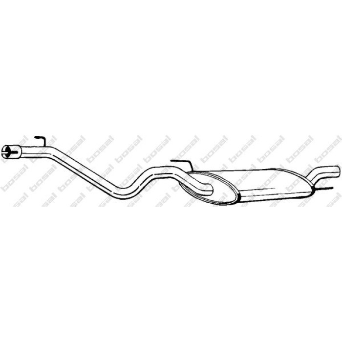 Bosal Schalldämpfer 282-683 Bosal Schalldämpfer 282-683