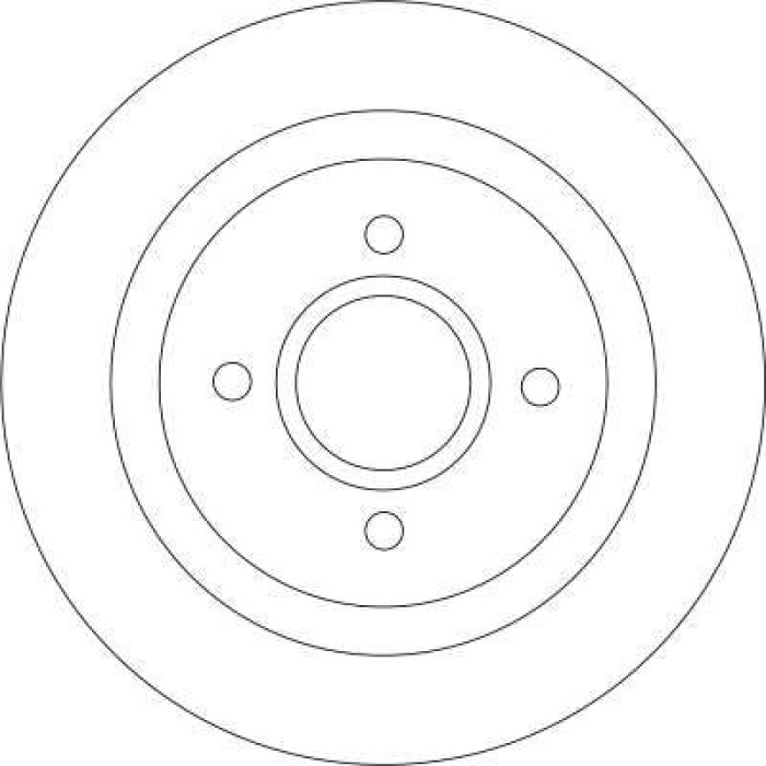 TRW Bremsscheibe Ford Focus DF4251 TRW Bremsscheibe Ford Focus DF4251