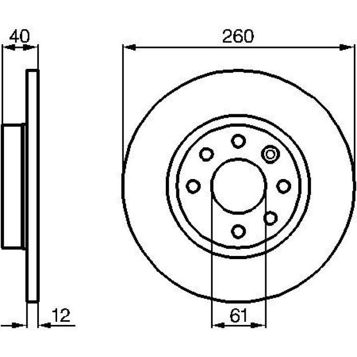 Bosch Bremsscheibe Vorderachse 0 986 478 386 Bosch Bremsscheibe Vorderachse 0 986 478 386