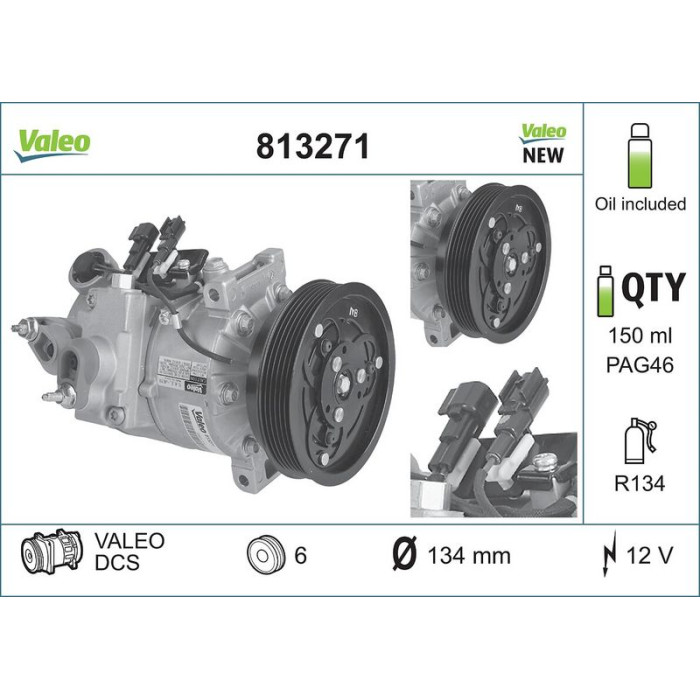 Valeo Klimakompressor 813271 Valeo Klimakompressor 813271