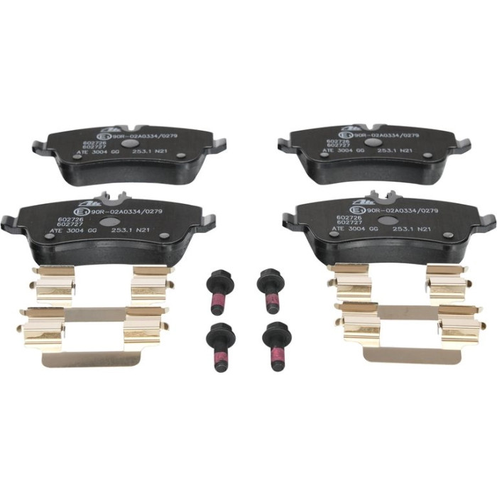 ATE Bremsbelagsatz Mercedes-Benz Vorderachse W203/C209/R171 1.8-3.2 00-11 13.0460-2727.2 ATE Bremsbelagsatz Mercedes-Benz Vorderachse W203/C209/R171 1.8-3.2 00-11 13.0460-2727.2