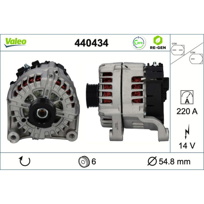 Valeo Lichtmaschine 440434 Valeo Lichtmaschine 440434