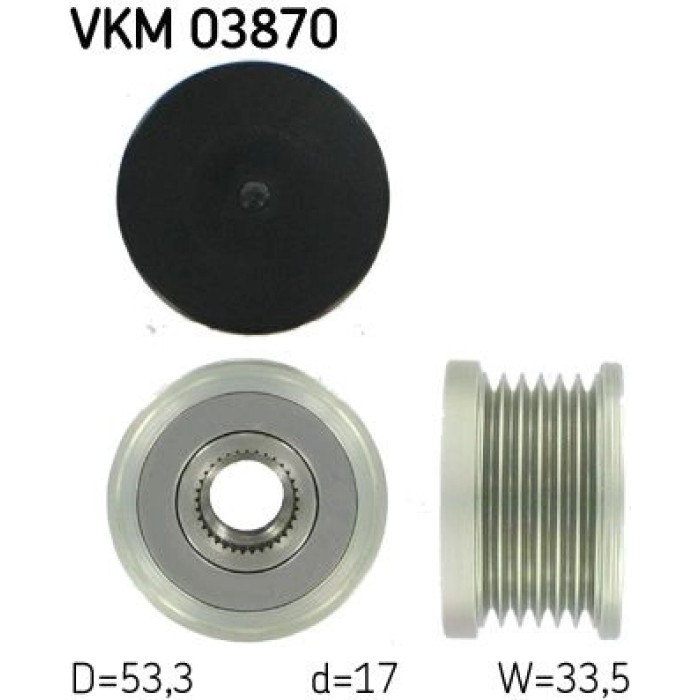 SKF Generatorfreilauf VKM 03870 SKF Generatorfreilauf VKM 03870
