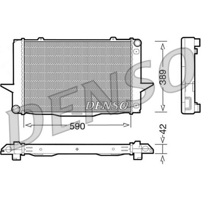 Denso Motorkühler DRM33042 Denso Motorkühler DRM33042