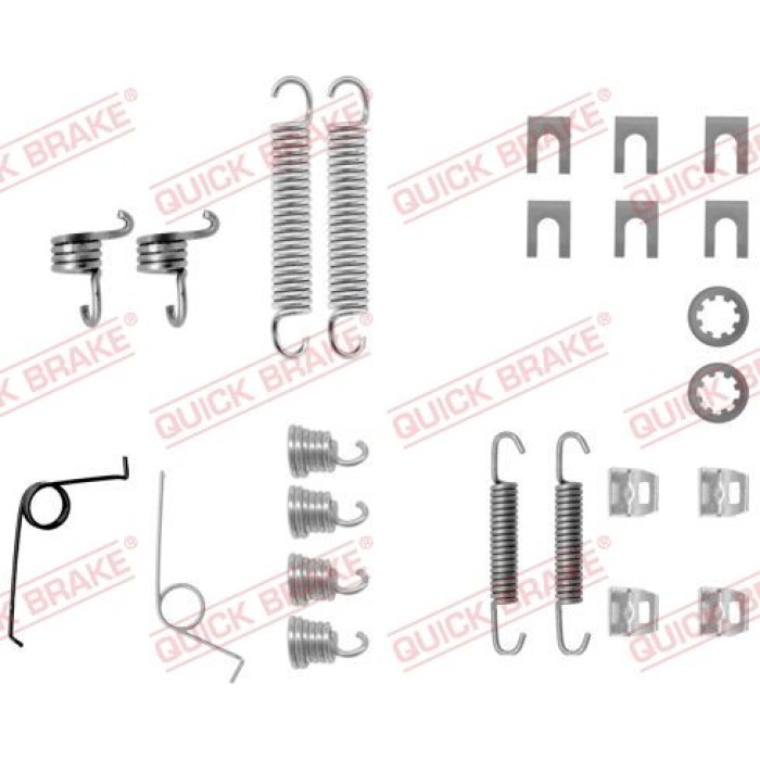 Quick Brake Montagesatz für Bremsbacken 105-0545 Quick Brake Montagesatz für Bremsbacken 105-0545
