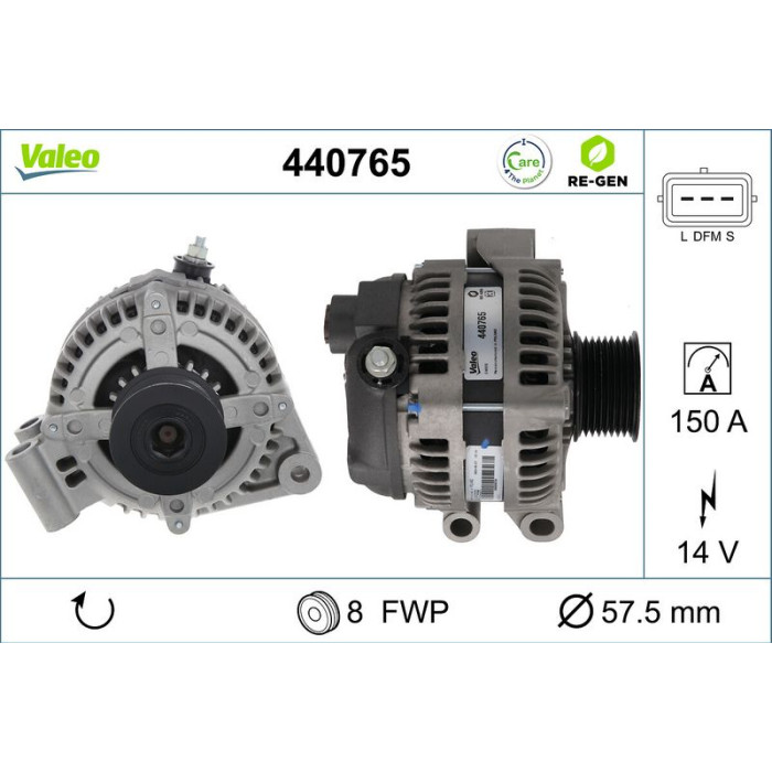 Valeo Lichtmaschine 440765