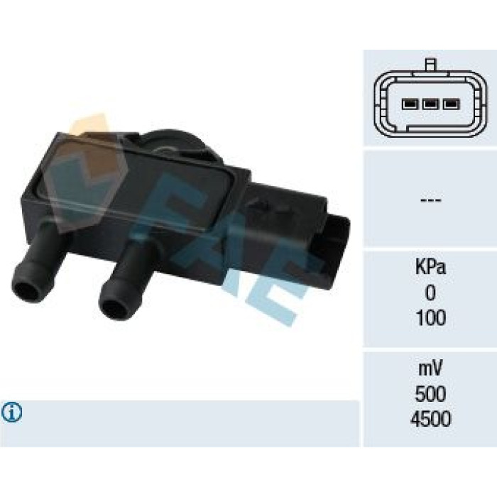 FAE Sensor, Abgasdruck 16111 FAE Sensor, Abgasdruck 16111