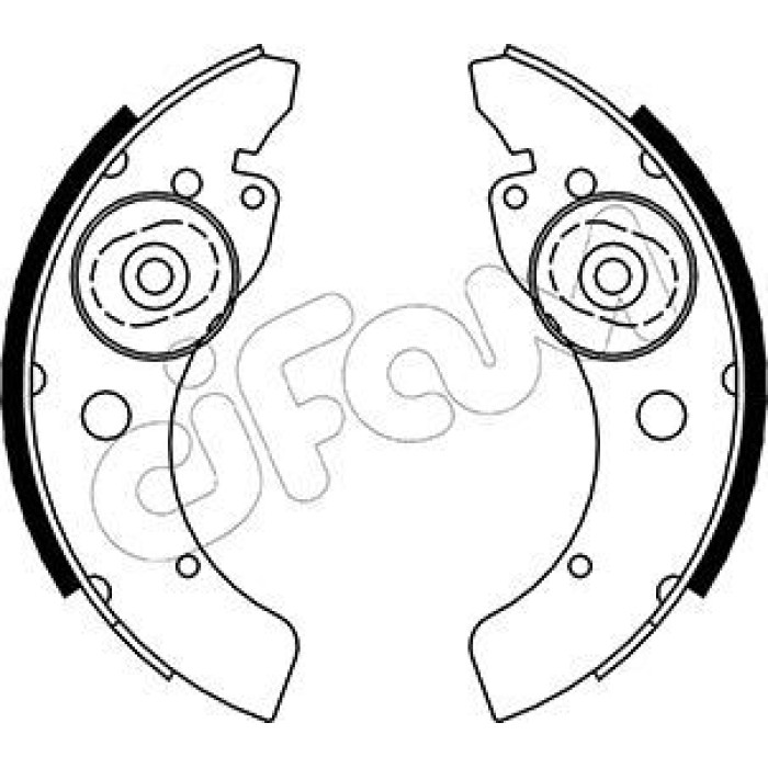 CIFAM Bremsbackensatz 153-053