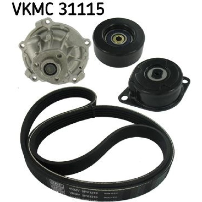 SKF Keilrippenriemensatz mit Wasserpumpe VKMC 31115 SKF Keilrippenriemensatz mit Wasserpumpe VKMC 31115