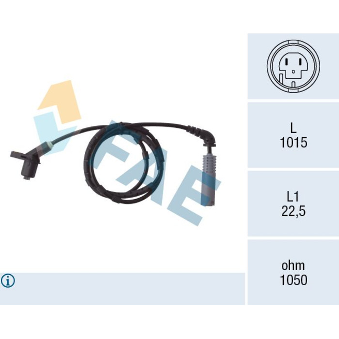 FAE Sensor, Raddrehzahl 78019 FAE Sensor, Raddrehzahl 78019