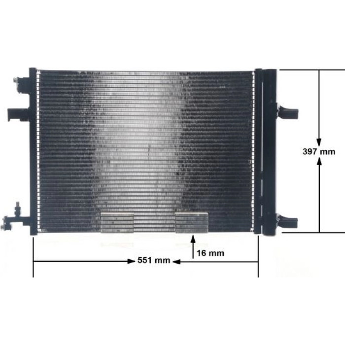 Kondensator, Klimaanlage AC 636 000S Kondensator, Klimaanlage AC 636 000S