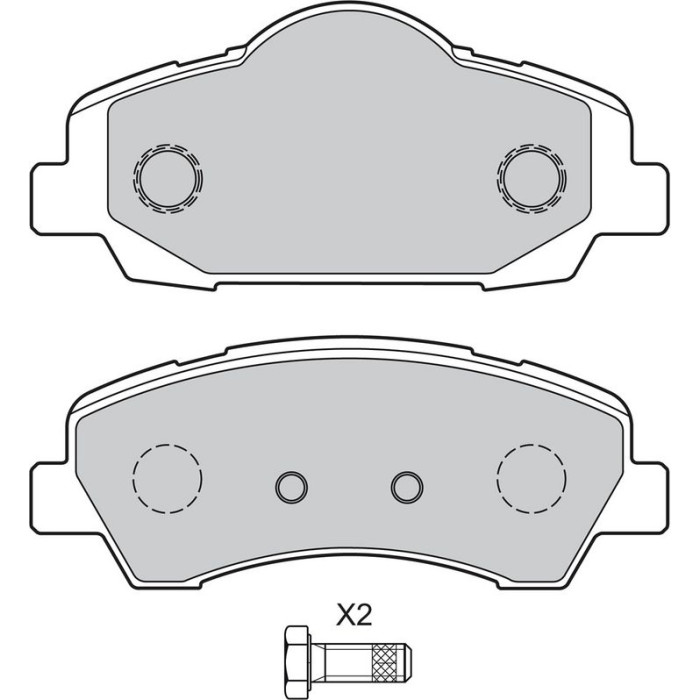 Valeo Bremsbelagsatz 601371 Valeo Bremsbelagsatz 601371